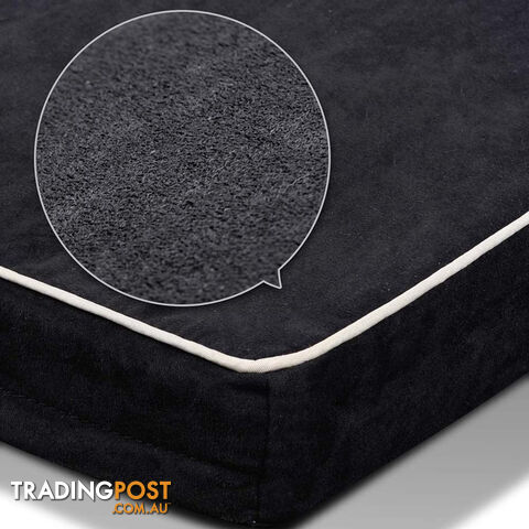 Pet Dog Anti Skid Sleep Memory Foam Mattress Bed Extra Large Black