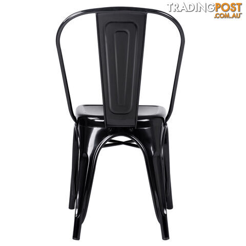 Set of 4 Replica Tolix Dining Metal Chair Gloss Metal