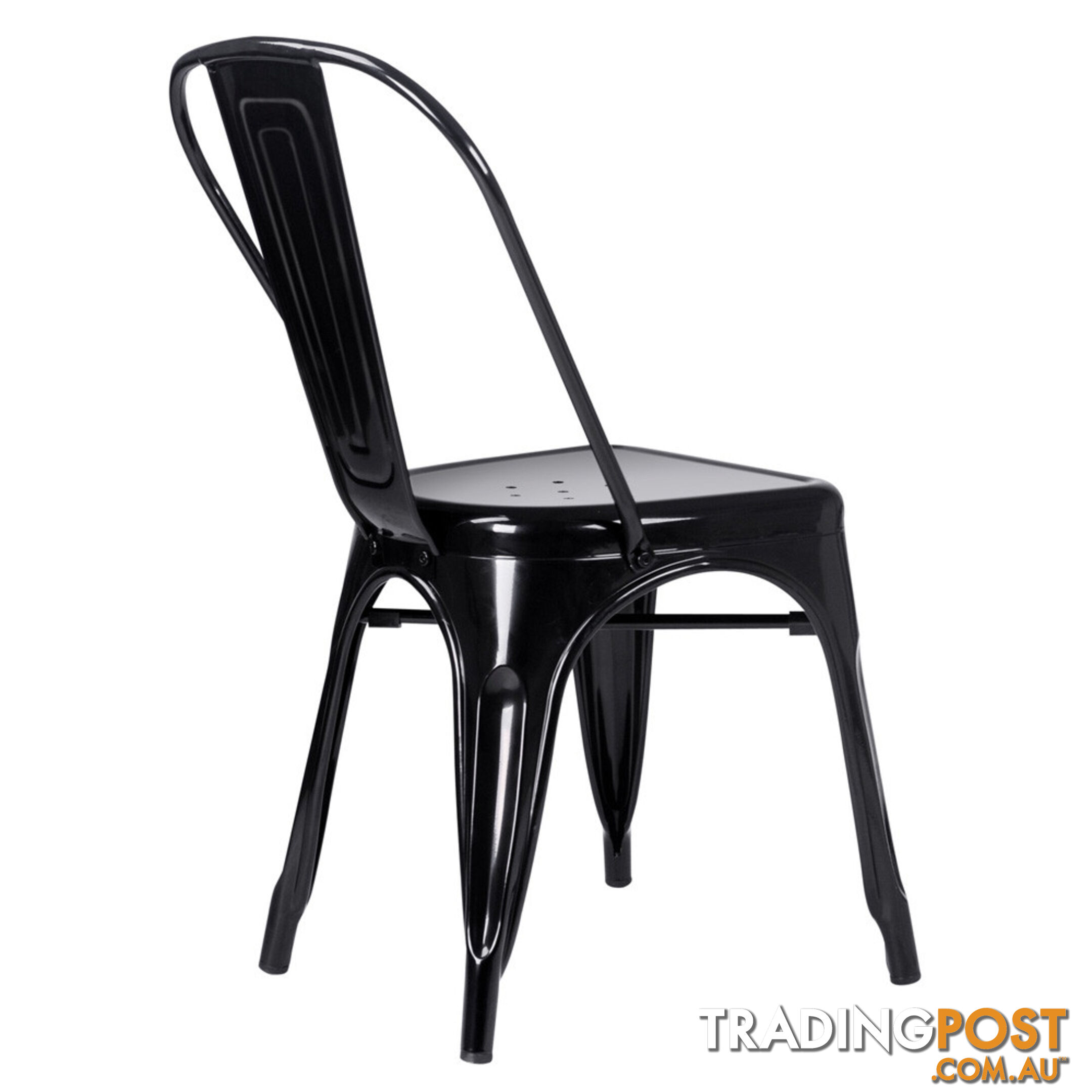 Set of 4 Replica Tolix Dining Metal Chair Gloss Metal