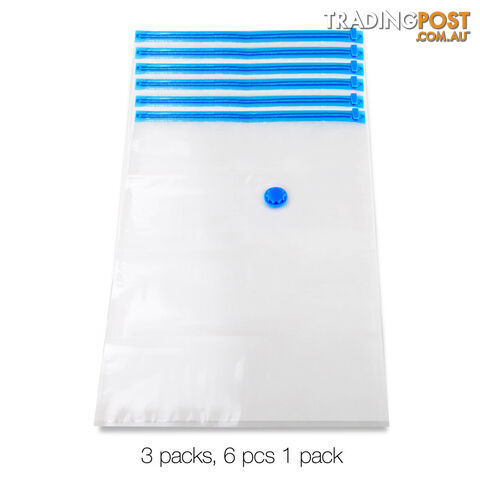 Set of 18 Vacuum Storage Bags 70 x 100cm