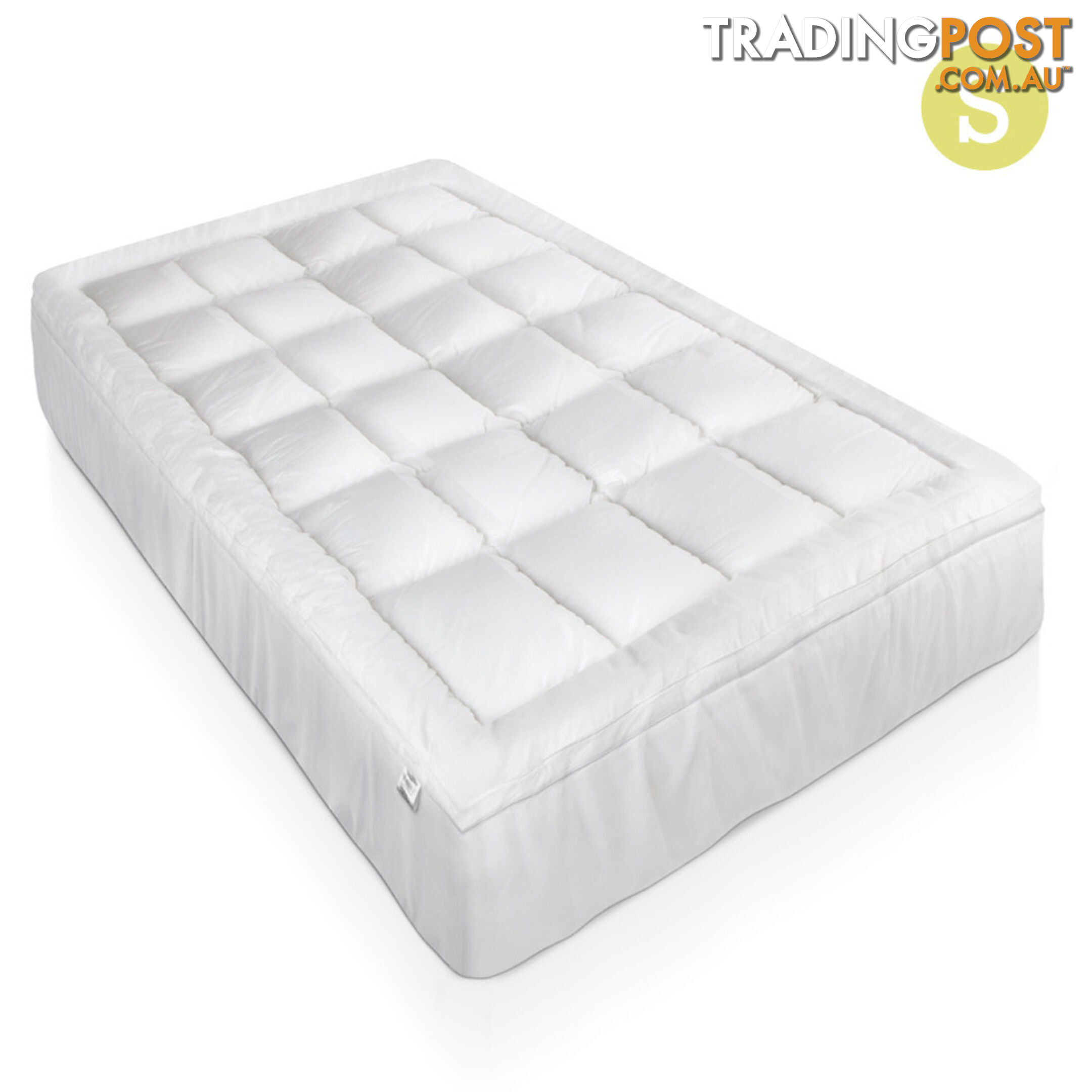 Duck Feather & Down Pillowtop Matress Topper - Single