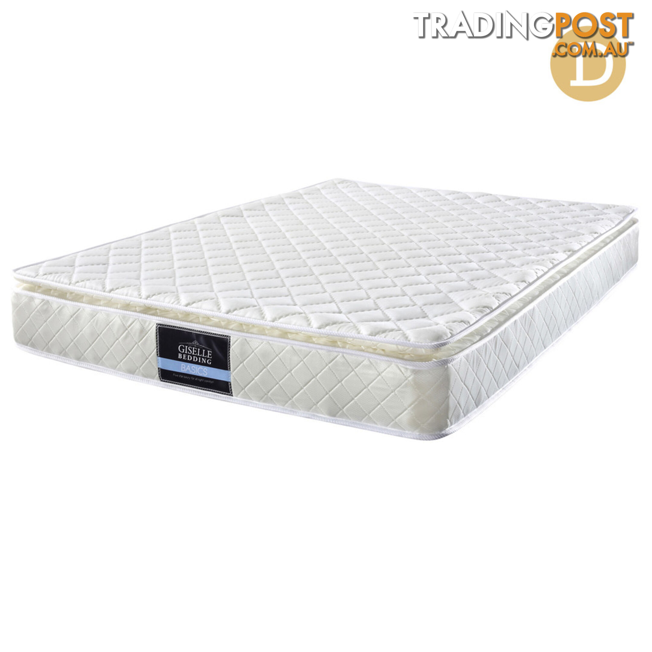 Pillow Top Pocket Spring Mattress 22cm Double