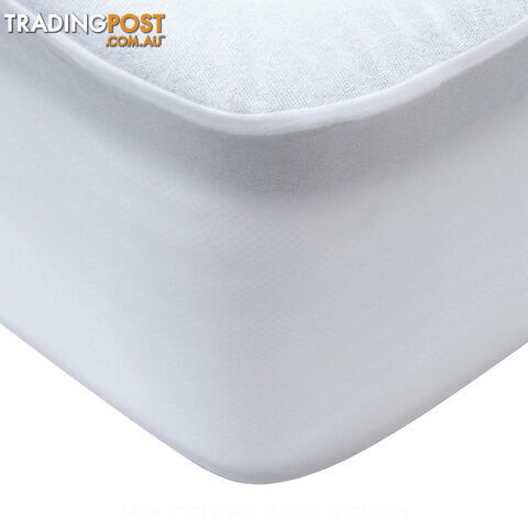 Waterproof Bamboo Mattress Protector - King Single