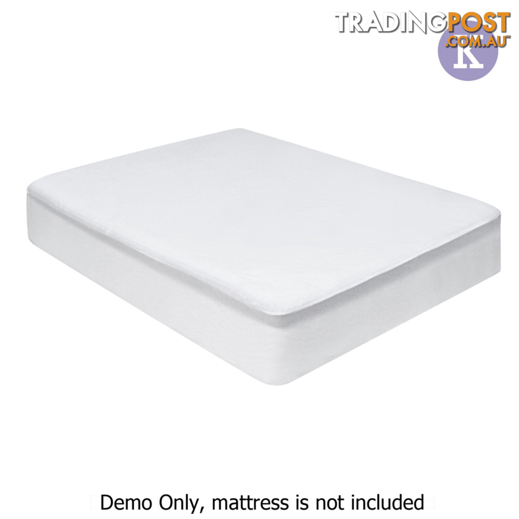 Waterproof Bamboo Mattress Protector - King Single