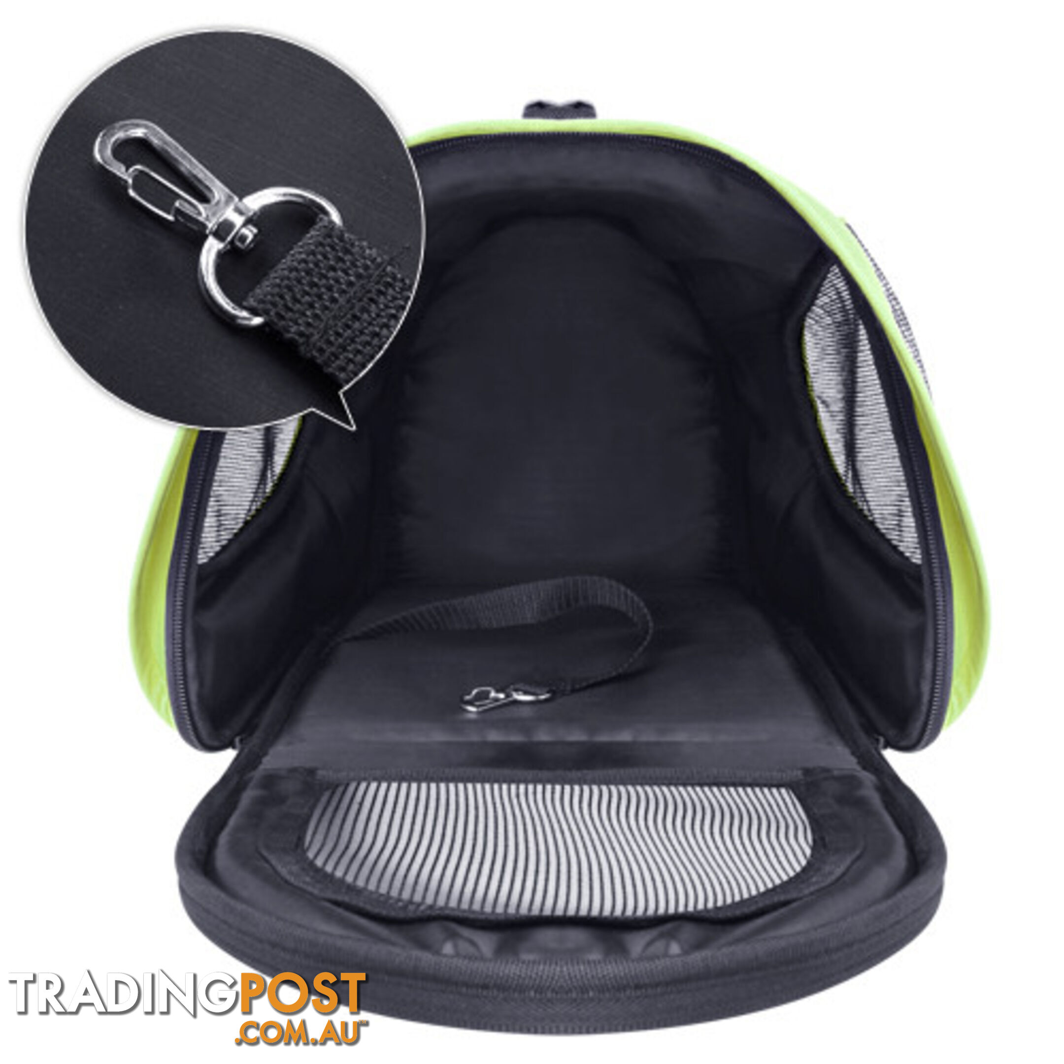 Pet Dog Cat Carrier Travel Bag Large Lime Green