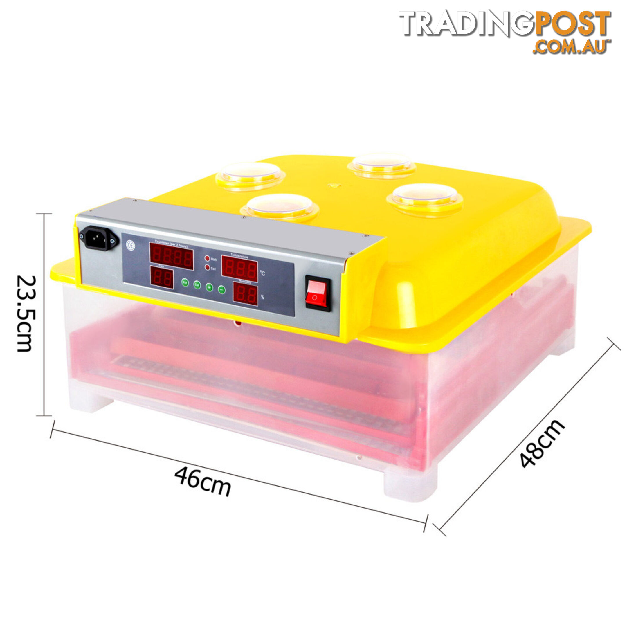 Automatic 60 Egg Incubator Yellow