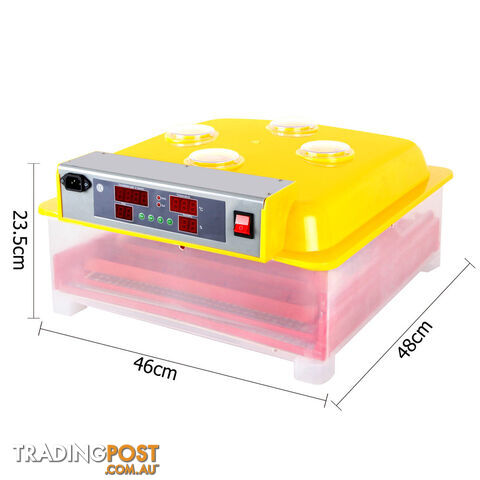 Automatic 60 Egg Incubator Yellow