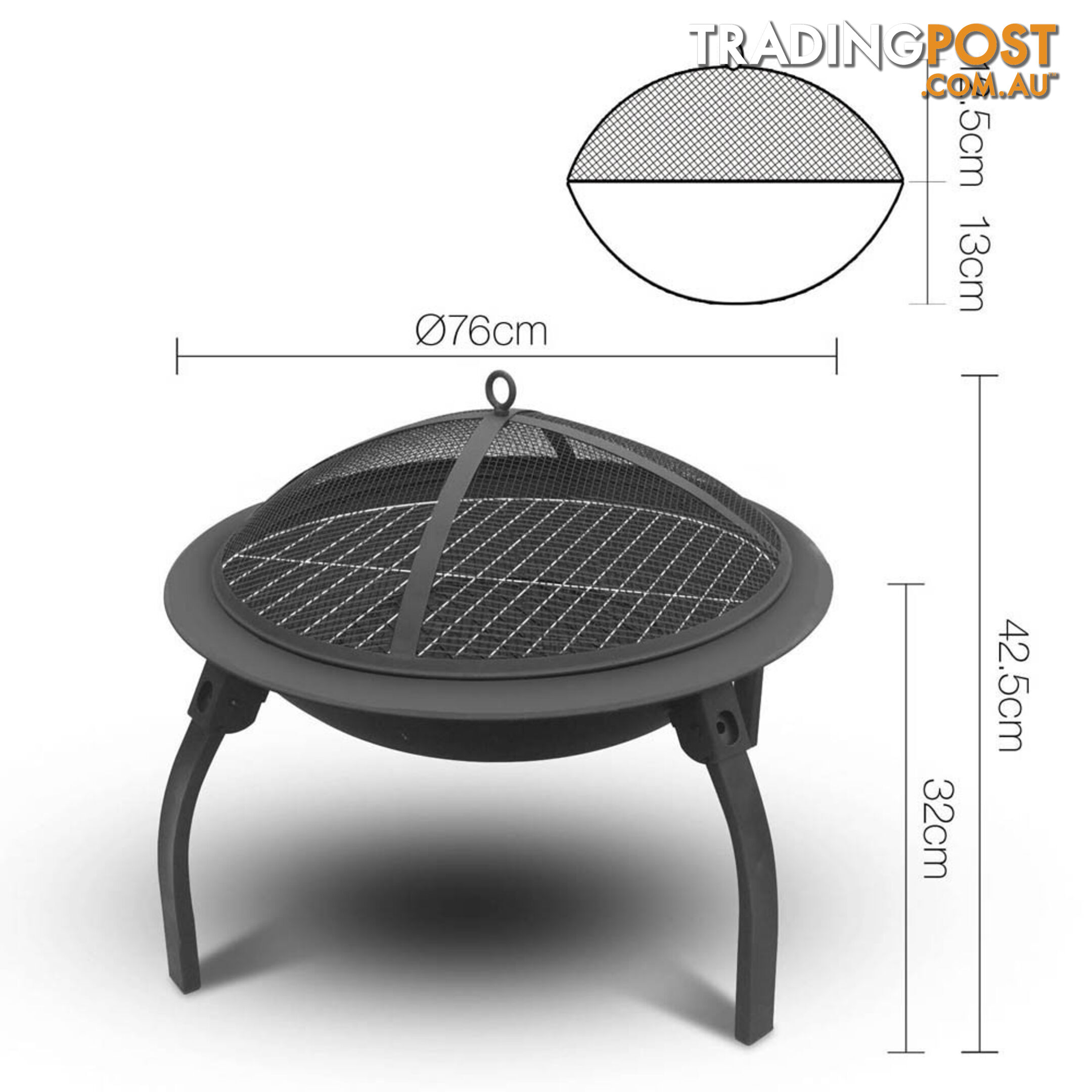 30 Inch Portable Fire Pit