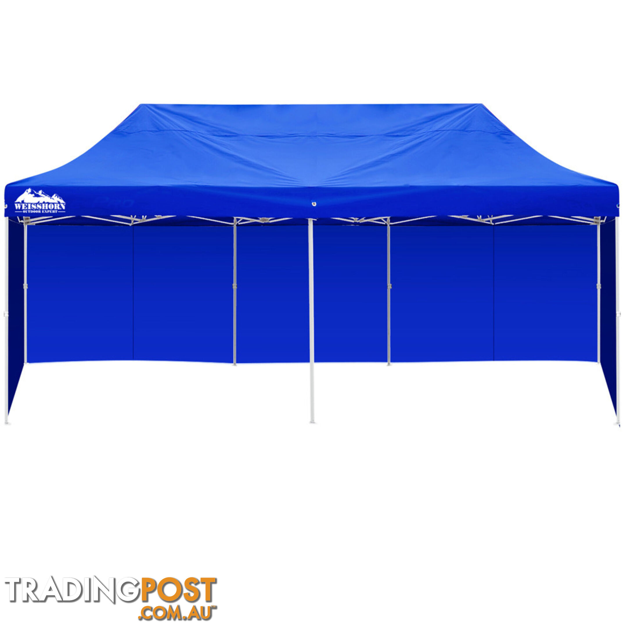 3m x 6m Folding Outdoor Gazebo Marquee Blue