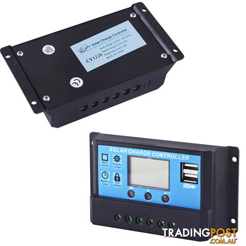 12V-24V 20A LCD Display PWM Solar Panel Regulator Charge Controller Timer PWN - photo 2 of 4