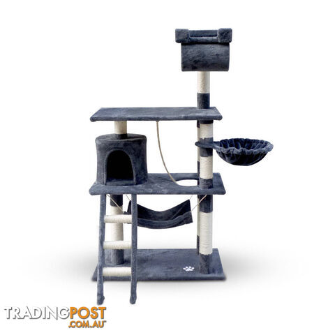 Cat Scratching Post  Tree House Condo 141cm grey