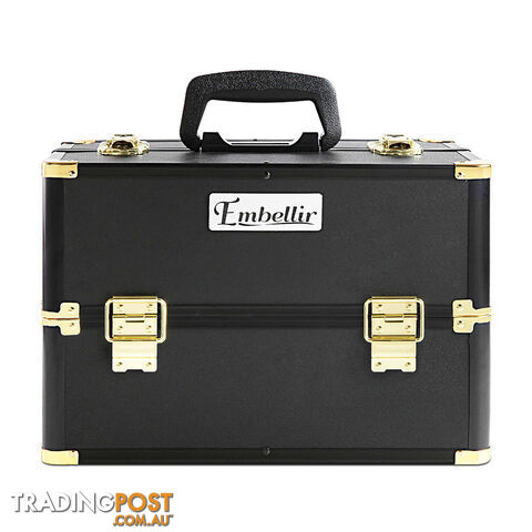 Make Up Cosmetic Beauty Case Black & Gold - photo 4 of 9
