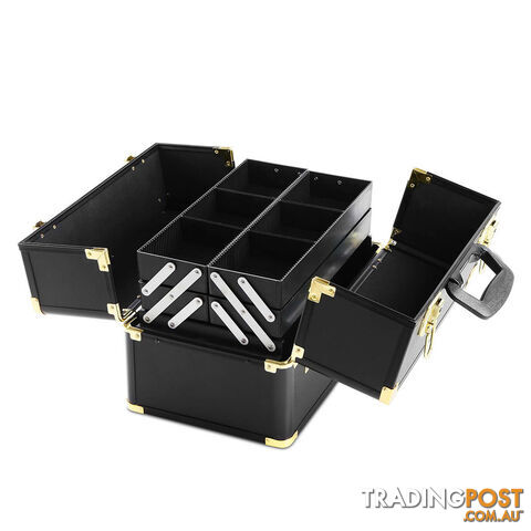 Make Up Cosmetic Beauty Case  Black & Gold - photo 5 of 9