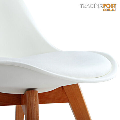 Set of 2 Dining Chair White