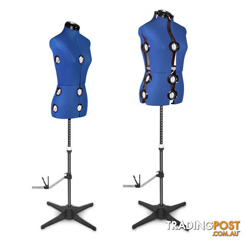 Adjustable Dressmaking Mannequin SZ8-14 - Blue