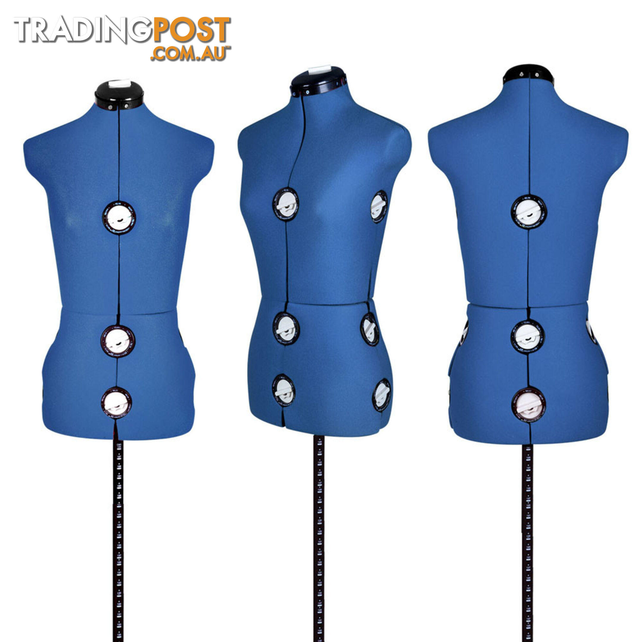 Adjustable Dressmaking Mannequin SZ8-14 - Blue