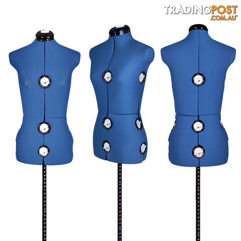 Adjustable Dressmaking Mannequin SZ8-14 - Blue