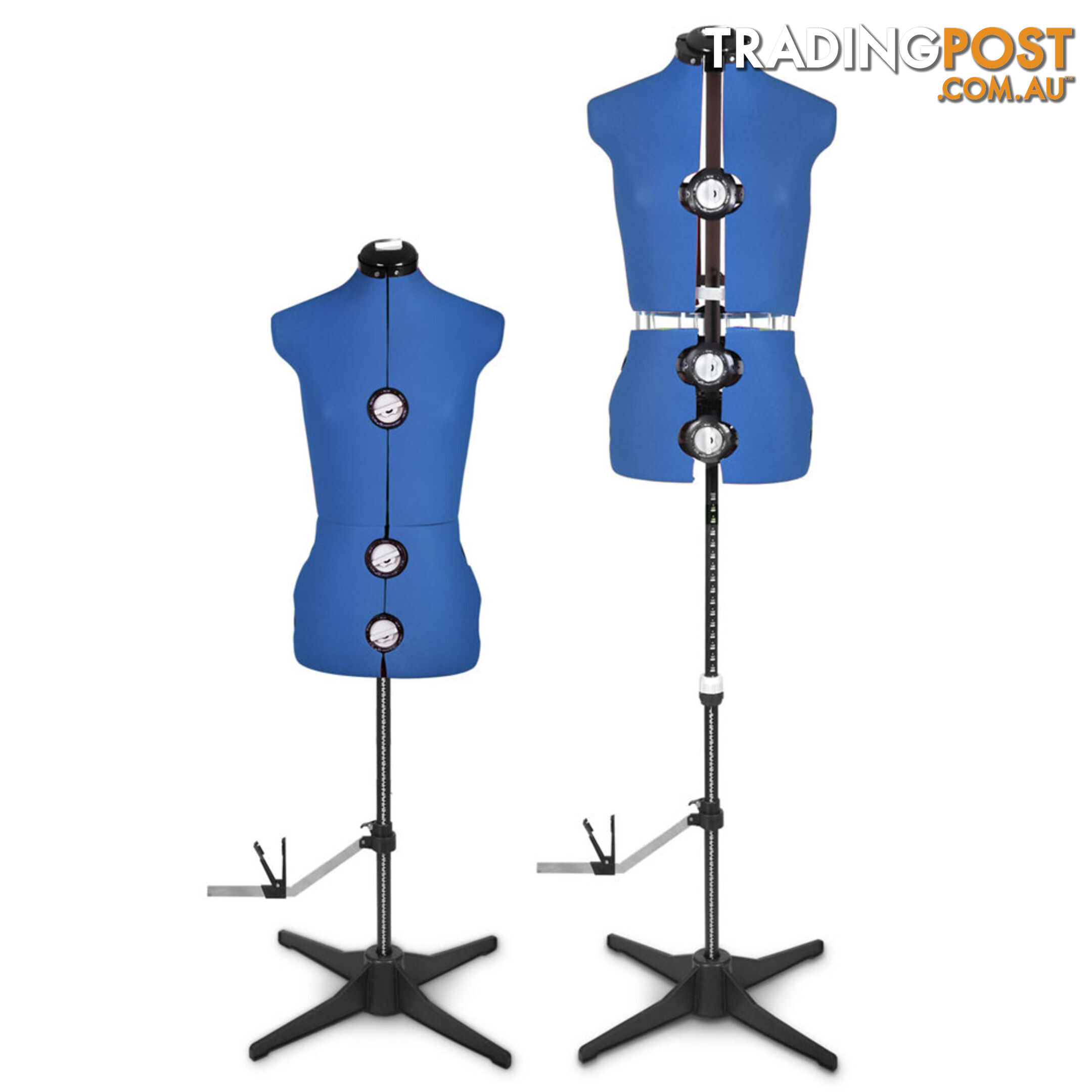 Adjustable Dressmaking Mannequin SZ8-14 - Blue