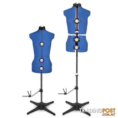 Adjustable Dressmaking Mannequin SZ8-14 - Blue