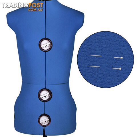 Adjustable Dressmaking Mannequin SZ8-14 - Blue