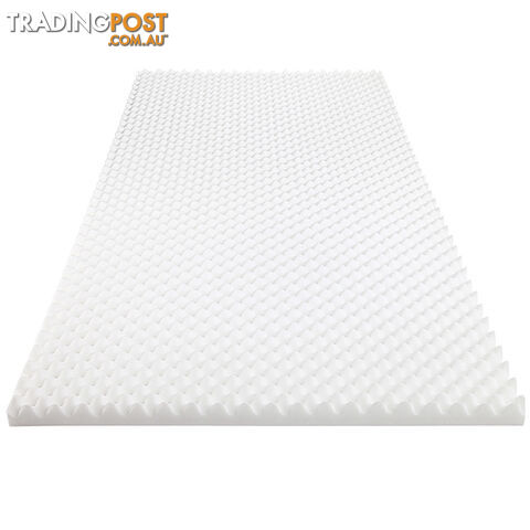 Deluxe Egg Crate Mattress Topper 5 cm Underlay Protector Single - photo 3 of 9
