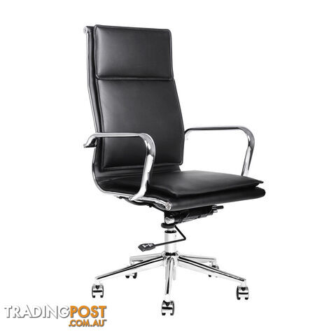 Executive PU Leather Office Computer Chair Black