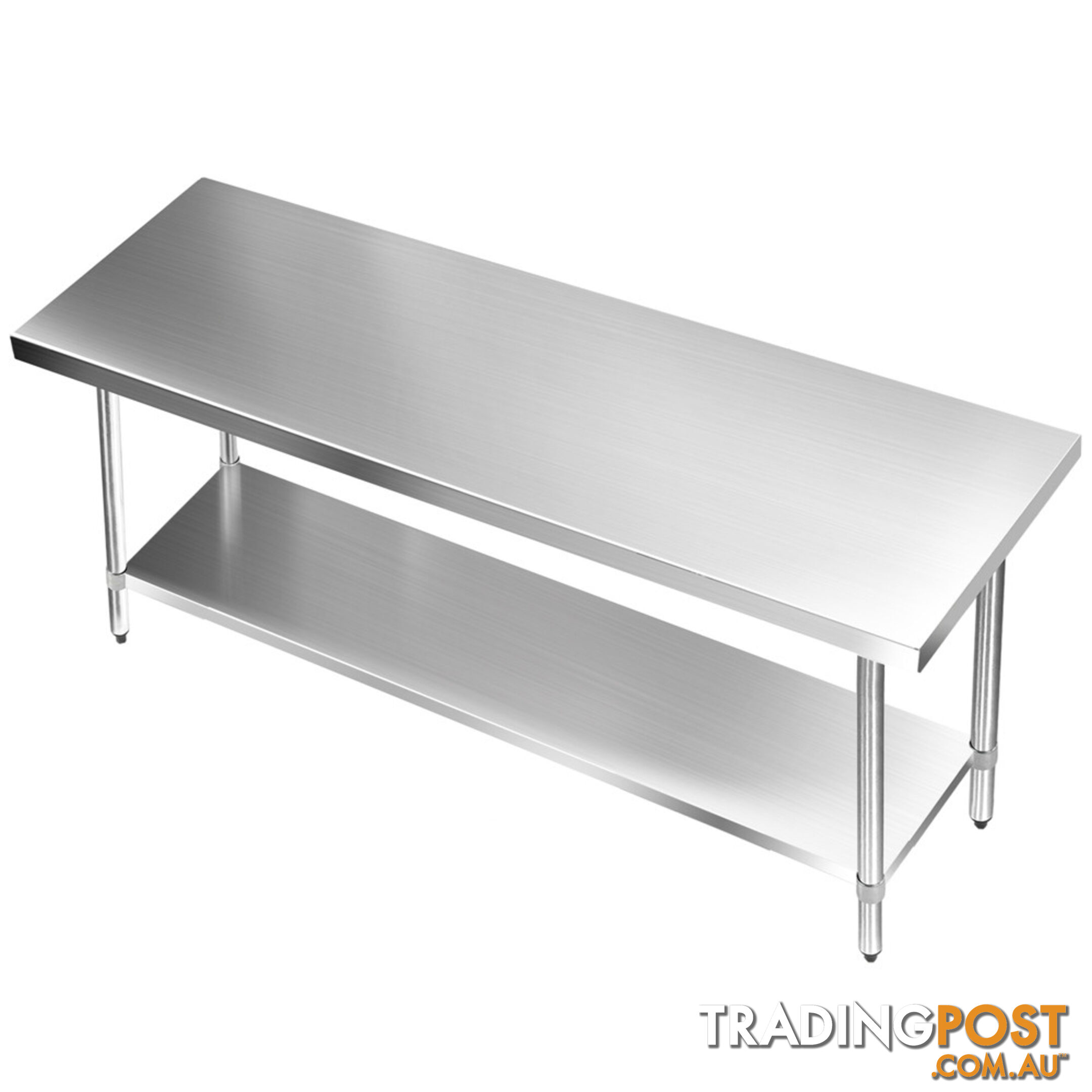 304 Stainless Steel Kitchen Work Bench Table 1829mm