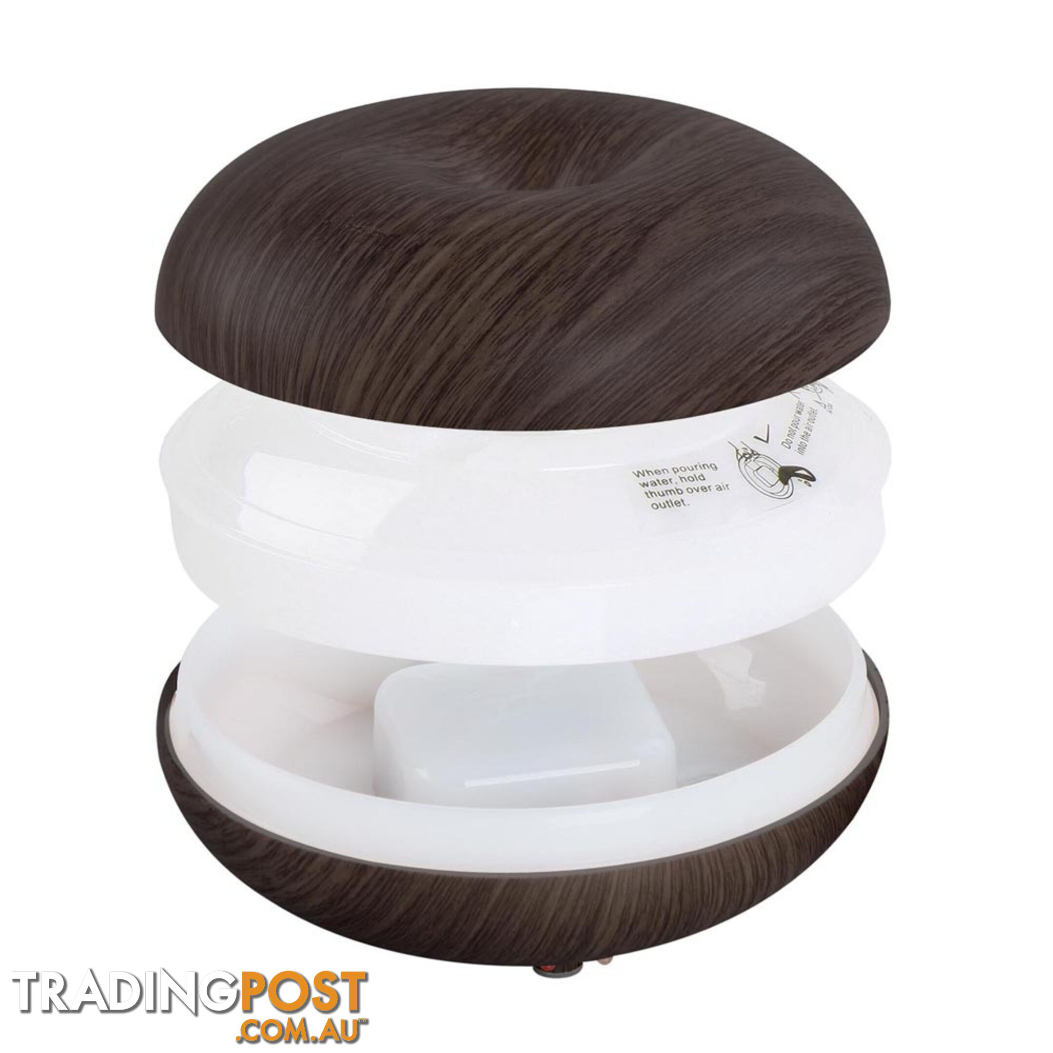 160ml 4-in-1 Aroma Diffuser Dark Wood