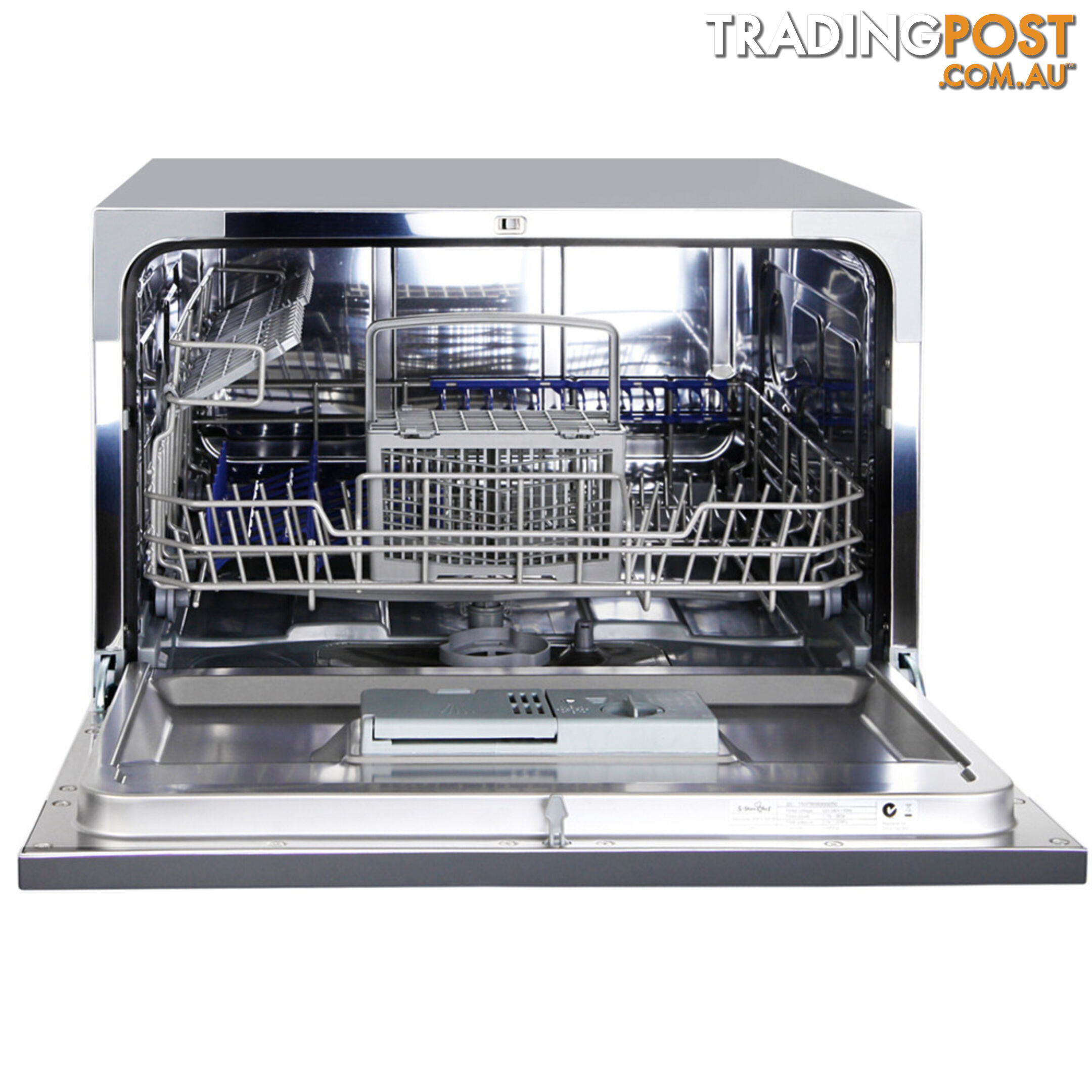 5 Star Chef Electric Benchtop Dishwasher Silver