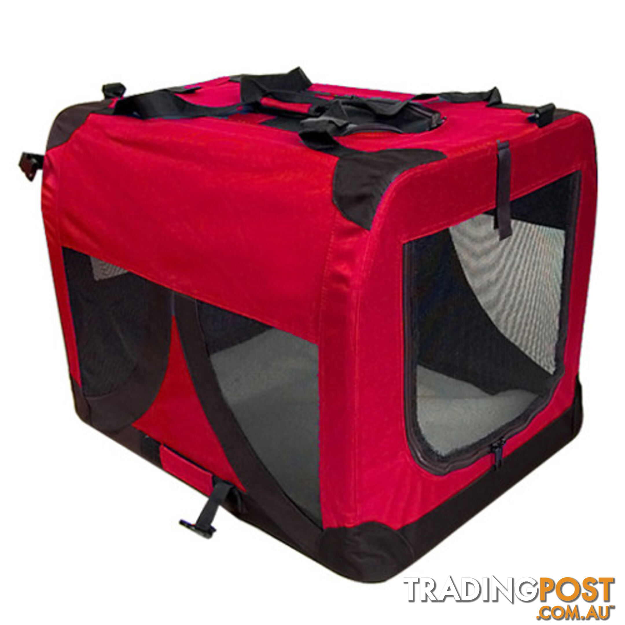 Large Portable Soft Pet Dog Crate Cage Kennel Red