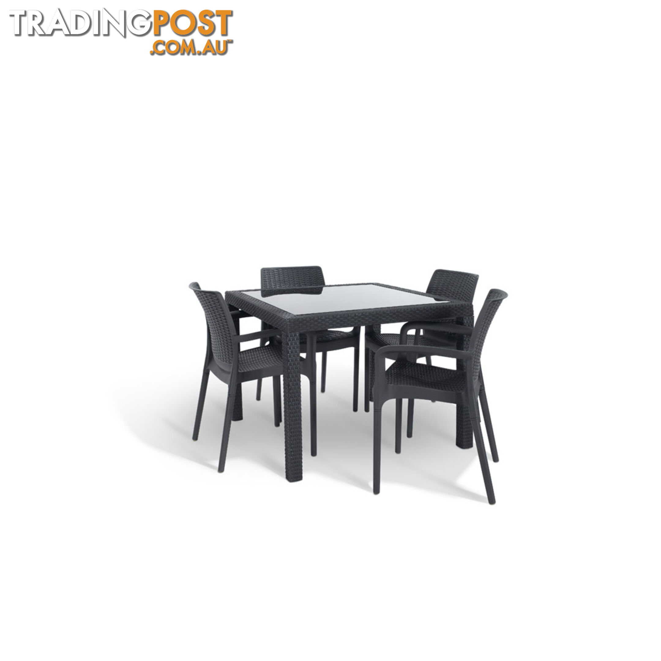 Keter Sumatra Table  w/ 4 Bali Chairs