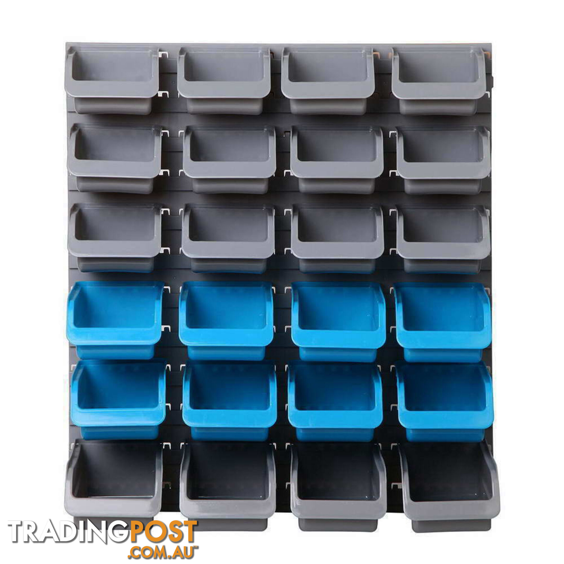 48 Piece Bin Wall Mounted Storage Rack