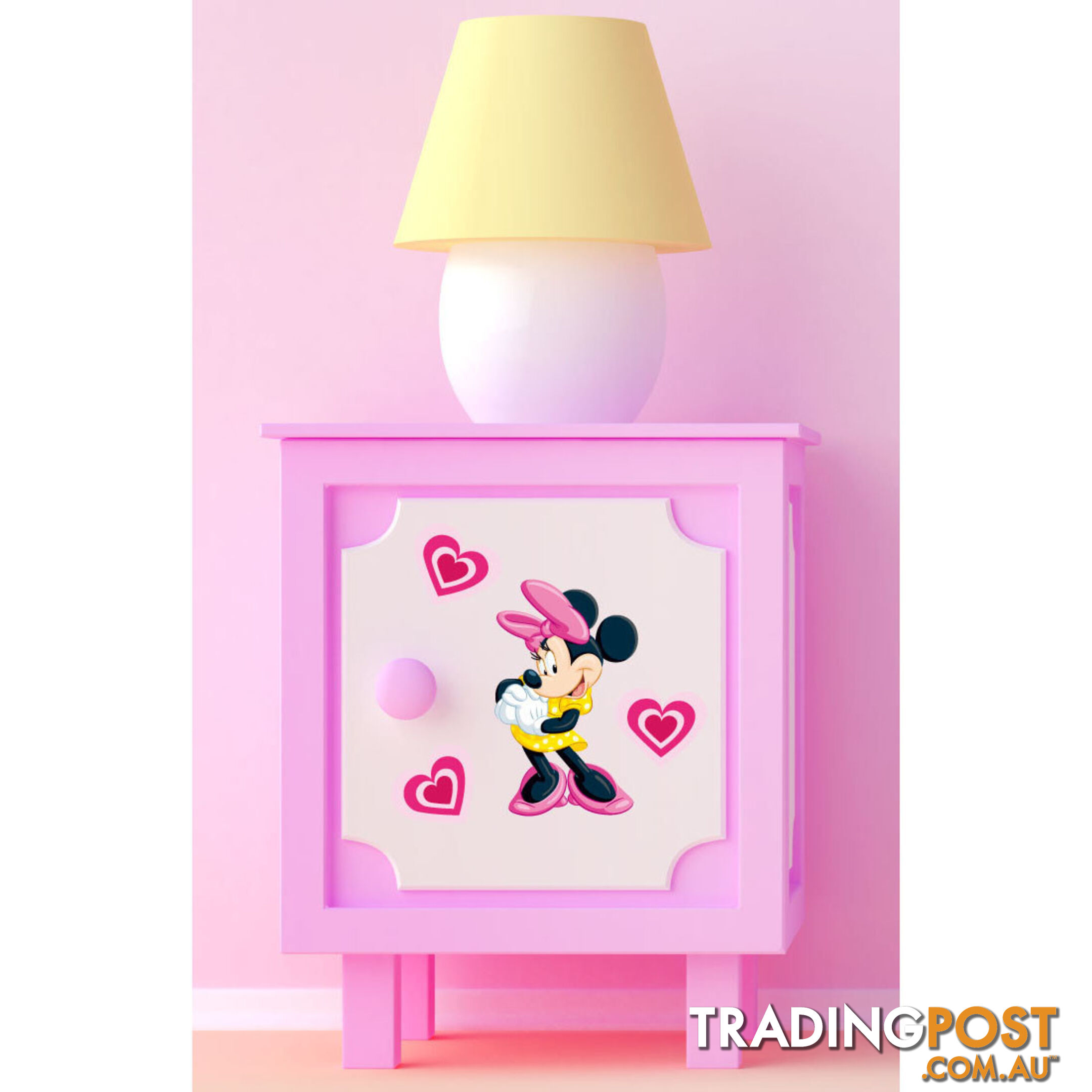 10 X Minnie Mouse Wall Stickers - Totally Movable over and over