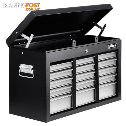 9 Drawers Tool Box Chest Black/Grey