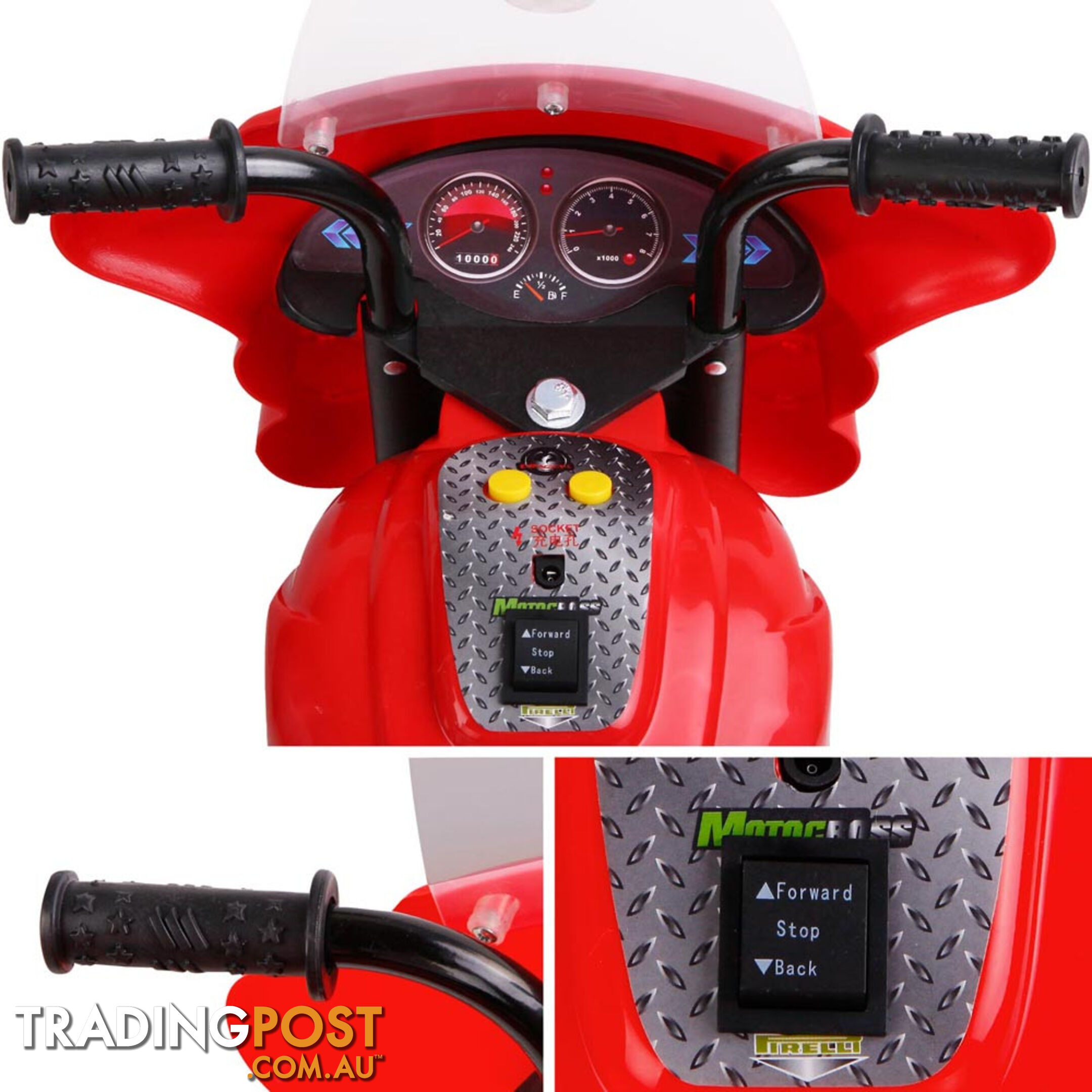 Kids Ride on Motorbike Red