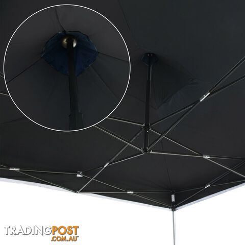 3X3 Pop Up Gazebo - Black