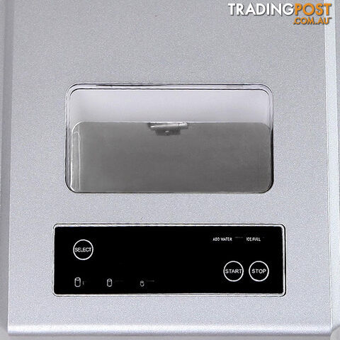 Portable Ice Cube Maker Machine White 2L