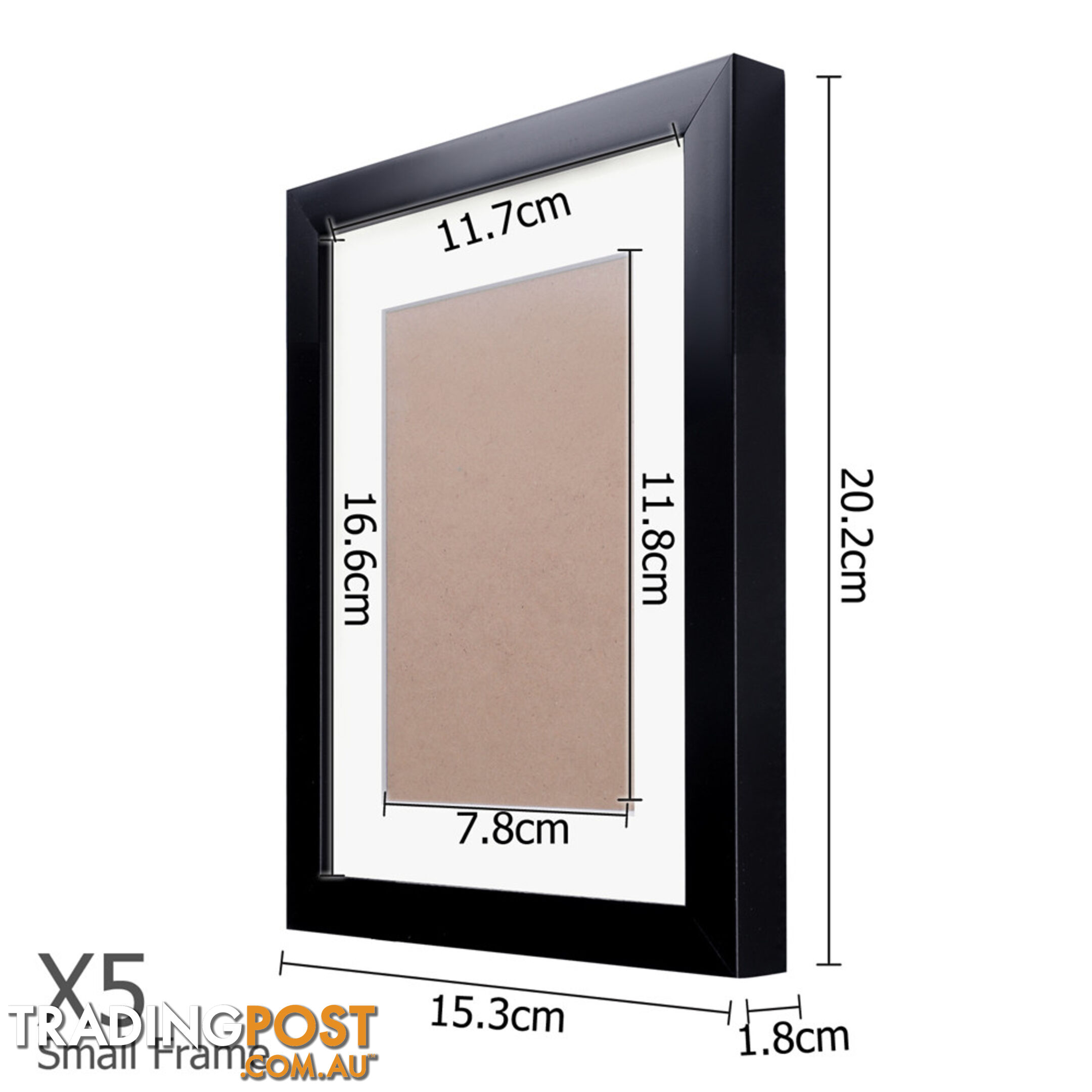 11 pcs Photo Frames Set Wall Black