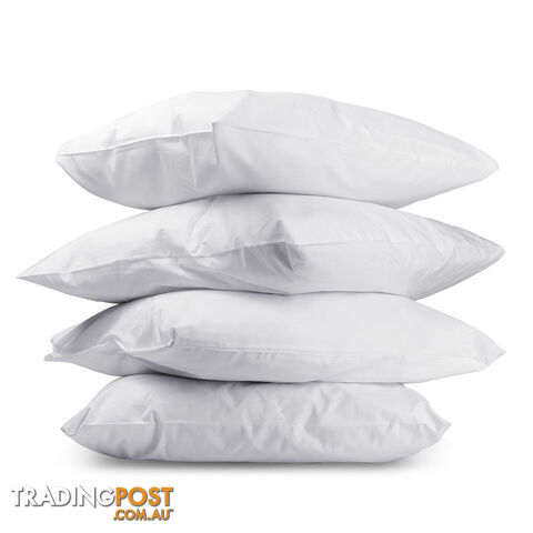 Set of 4 Pillows - 2 Soft & 2 Medium