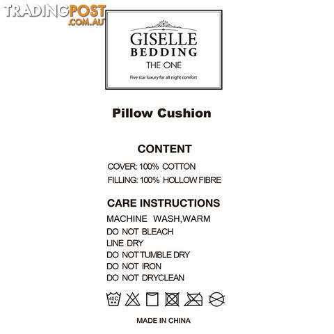 Set of 4 Pillows - 2 Soft & 2 Medium