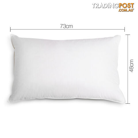 Set of 4 Pillows - 2 Soft & 2 Medium