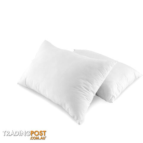 Set of 4 Pillows - 2 Soft & 2 Medium