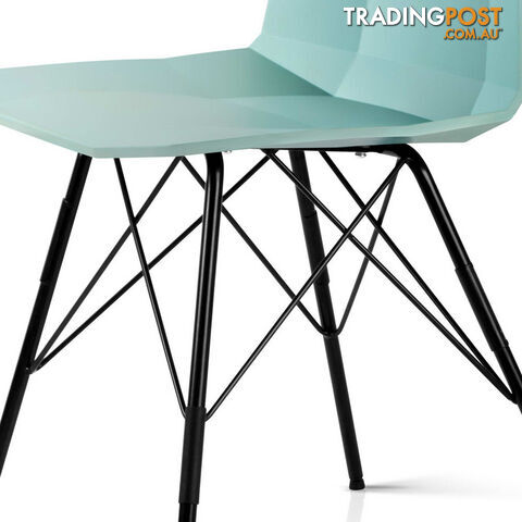 Set of 2 Eames Replica DAW Dining Chair