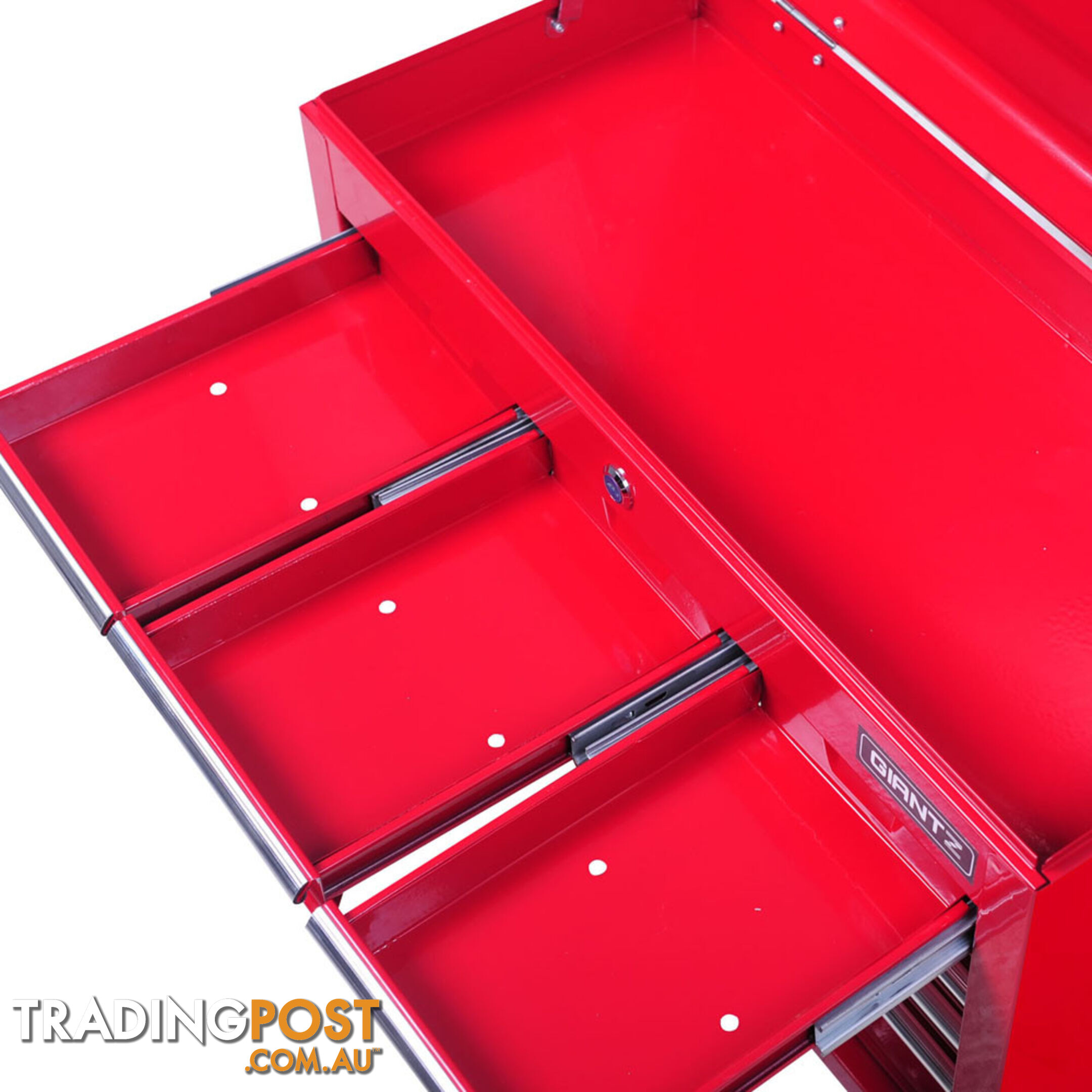 9 Drawers Tool Box Chest Red