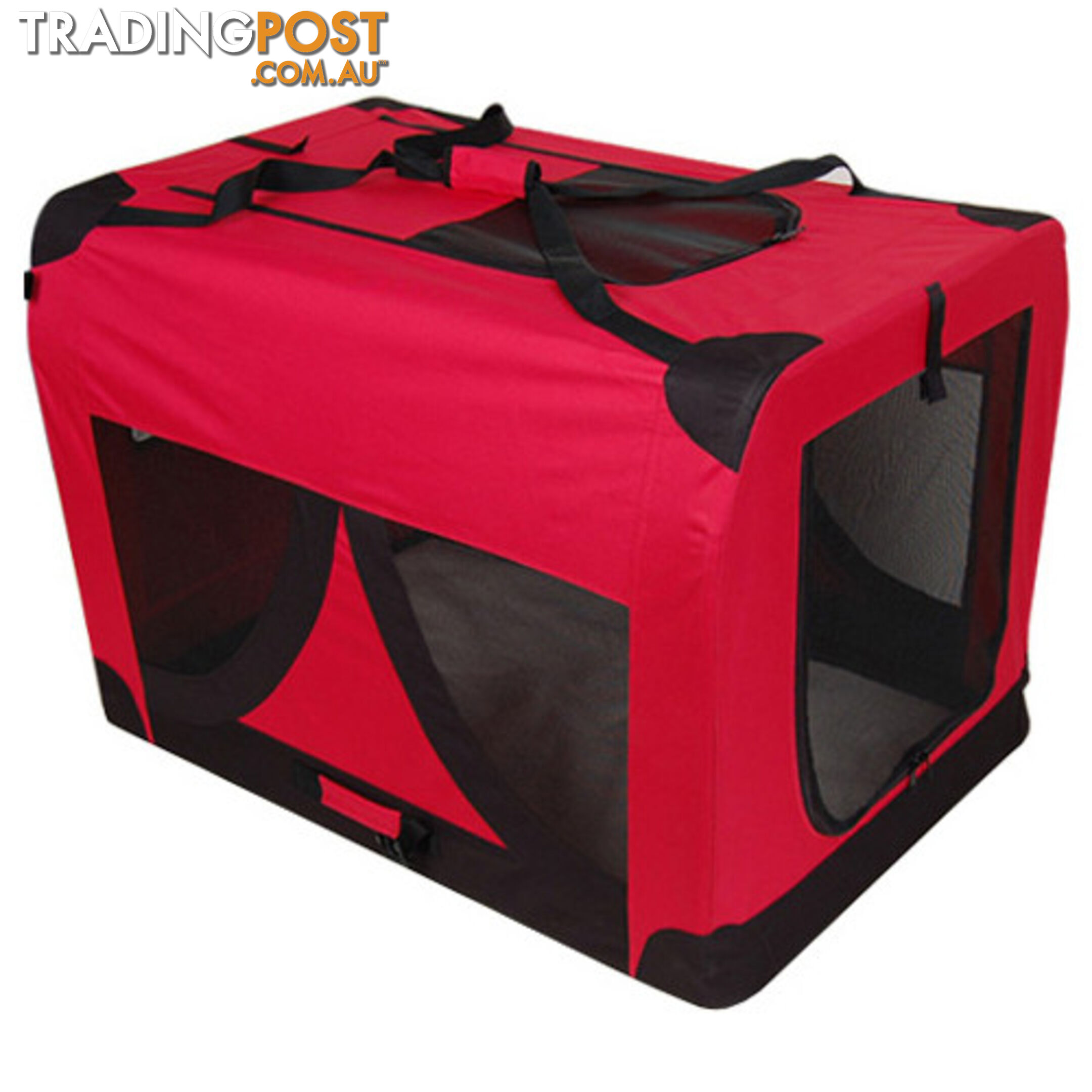 Extra Large Portable Soft Pet Dog Crate Cage Kennel Red