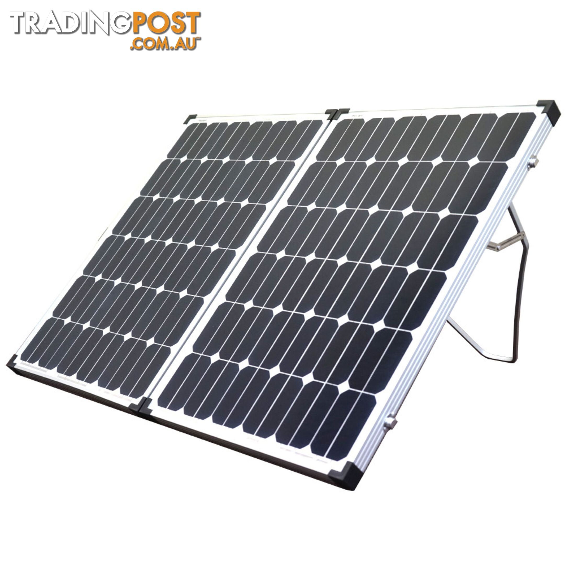 200W Folding Solar Panel Kit Caravan Camping Power 12V Mono Charging Battery