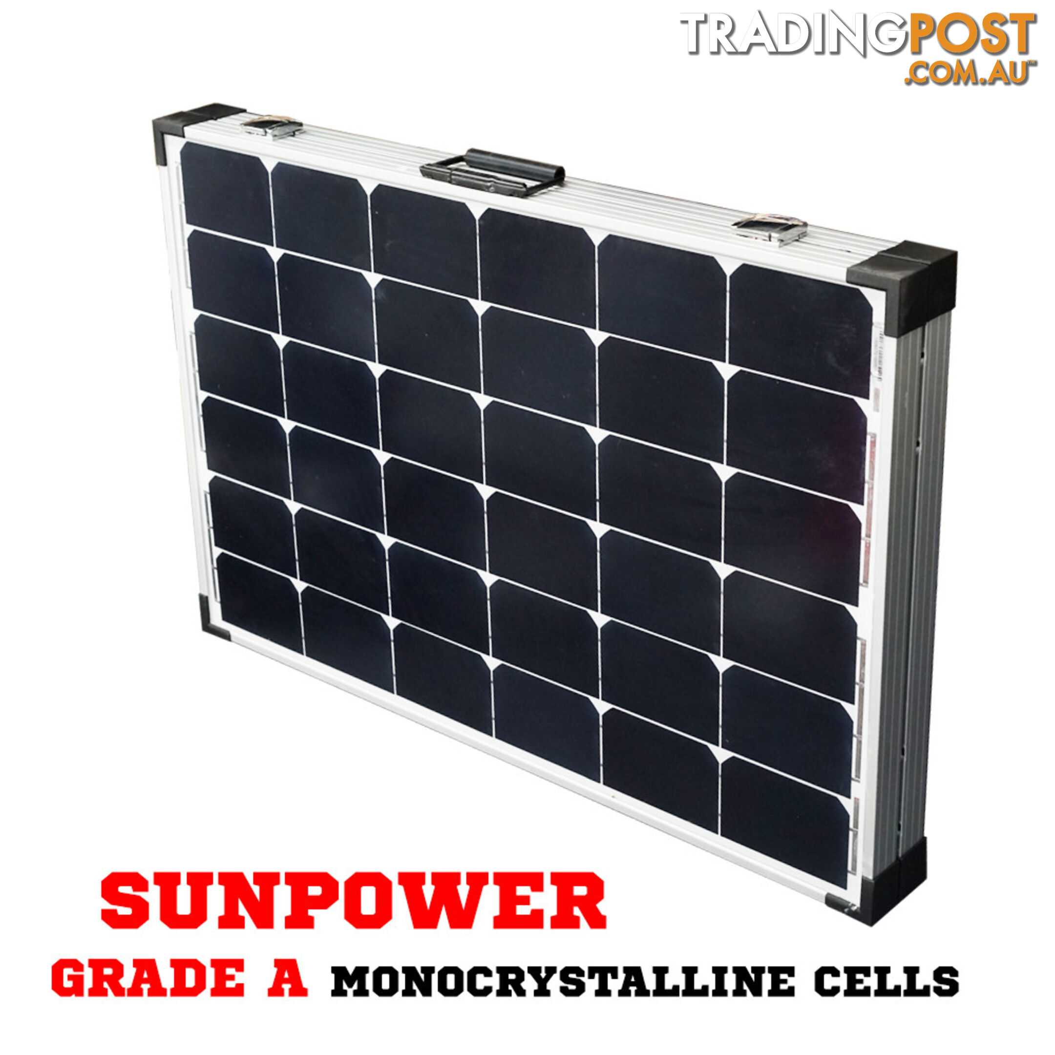 200W Folding Solar Panel Kit Caravan Camping Power 12V Mono Charging Battery