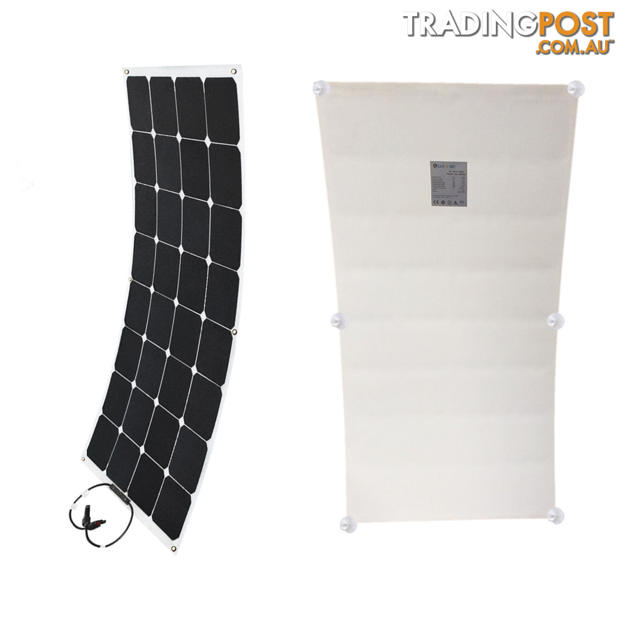 100W 12V FLEXIBLE SOLAR PANEL KIT GENERATOR CARAVAN CAMPING POWER MONO CHARGING