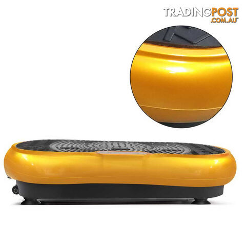 1000W Vibrating Plate with Roller Wheels - Gold