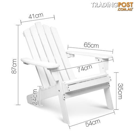 Adirondack Foldable Deck Chair